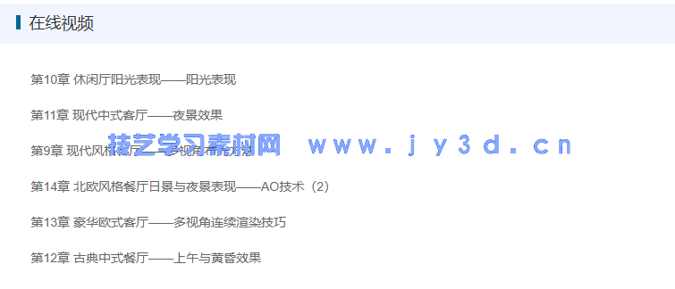 3ds MaxVRay印象全套家装效果图表现技法（第2版）(图2)
