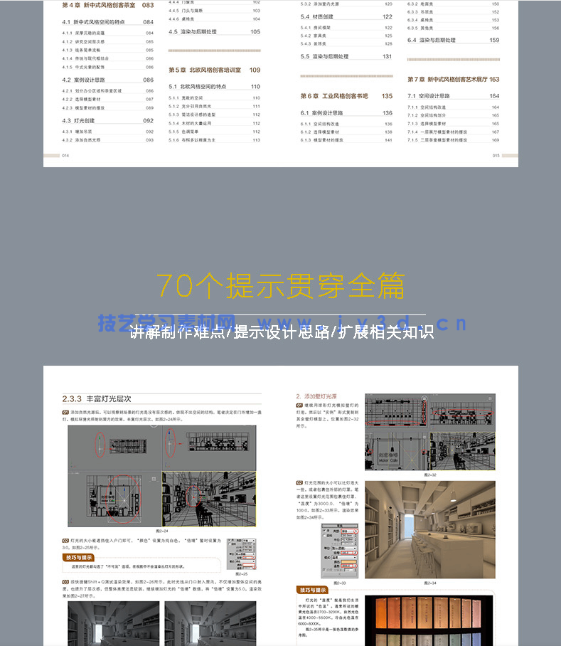 新印象 3ds Max/VRay/Photoshop 创客空间设计与效果图表现技法(图10)