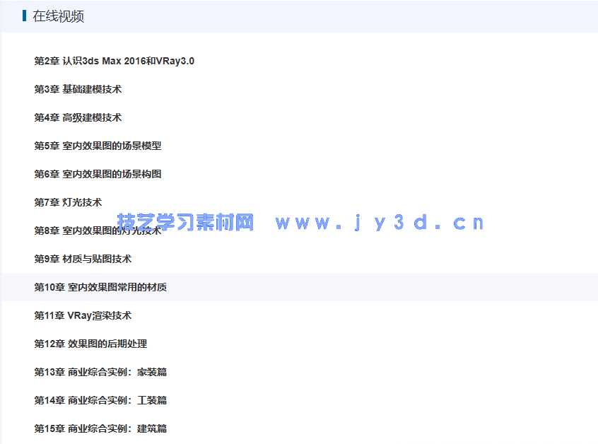 中文版3ds Max/VRay效果图制作完全自学教程（实例培训教材版）(图2)