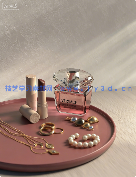 50套化妆品美妆产品电商广告级3D模型合集(图8)