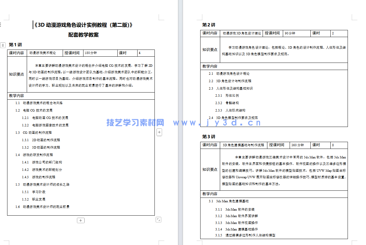 3ds Max动漫游戏角色设计实例教程(第2版 微课版)(图14) 3ds Max动漫游戏角色设计实例教程(第2版 微课版)(图14)