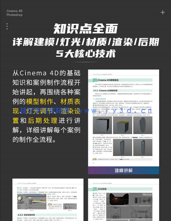 Cinema 4D+Photoshop电商海报设计案例教程(图9) Cinema 4D+Photoshop电商海报设计案例教程(图9)