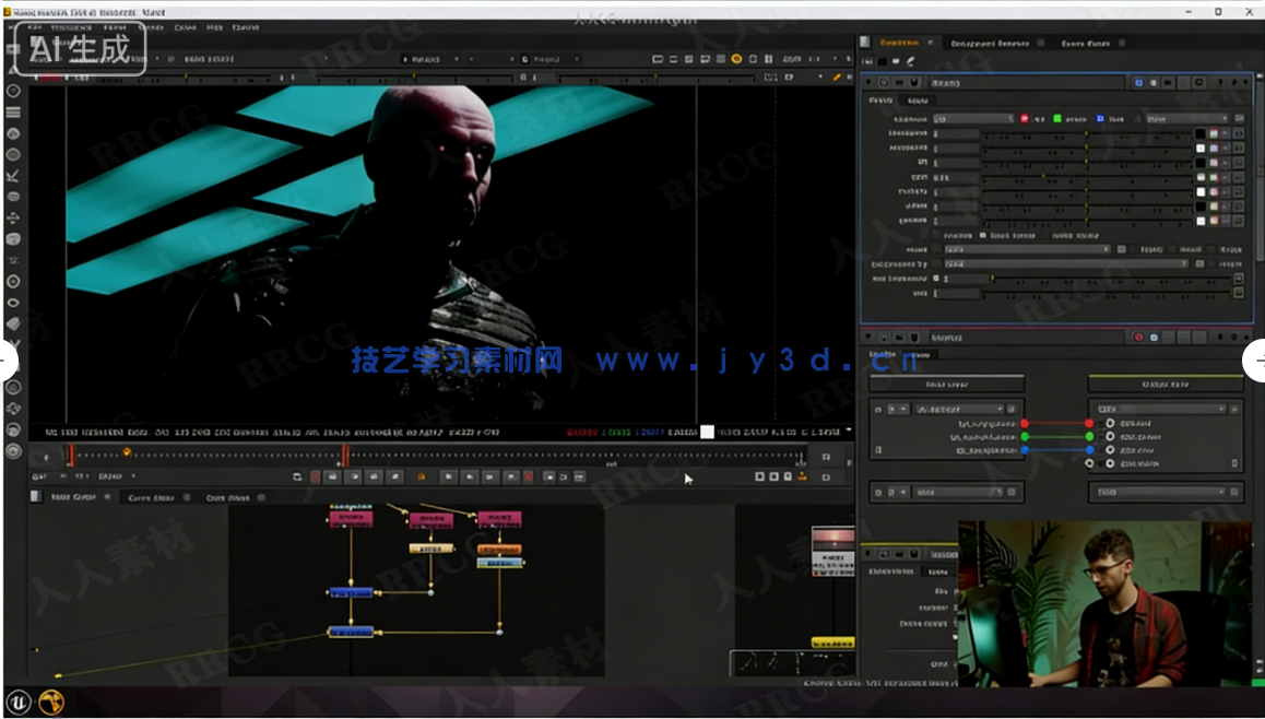 本教程是关于【中文字幕】Nuke与UE好莱坞影视级特效合成大师班视频教程(图2)