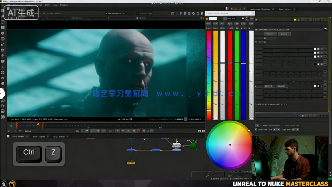 本教程是关于【中文字幕】Nuke与UE好莱坞影视级特效合成大师班视频教程(图6)