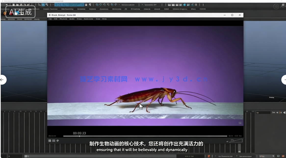 【中文字幕】Maya异形生物游戏动画大师班视频教程(图2)