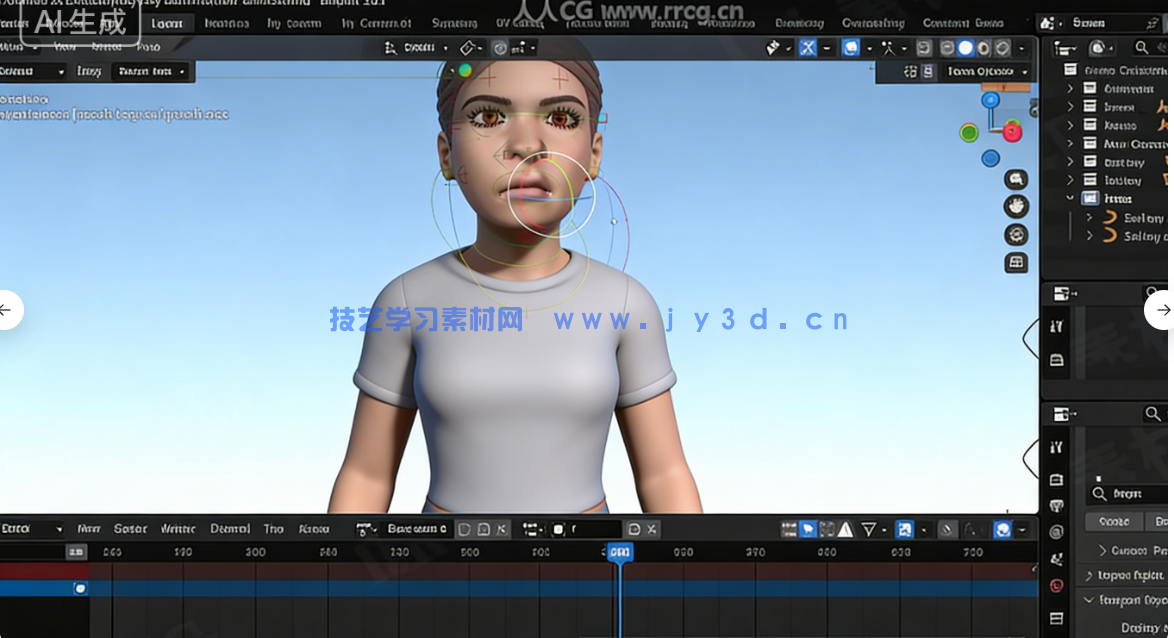 Blender 3D动画短片完整项目制作全流程视频教程(图4) Blender 3D动画短片完整项目制作全流程视频教程(图4)