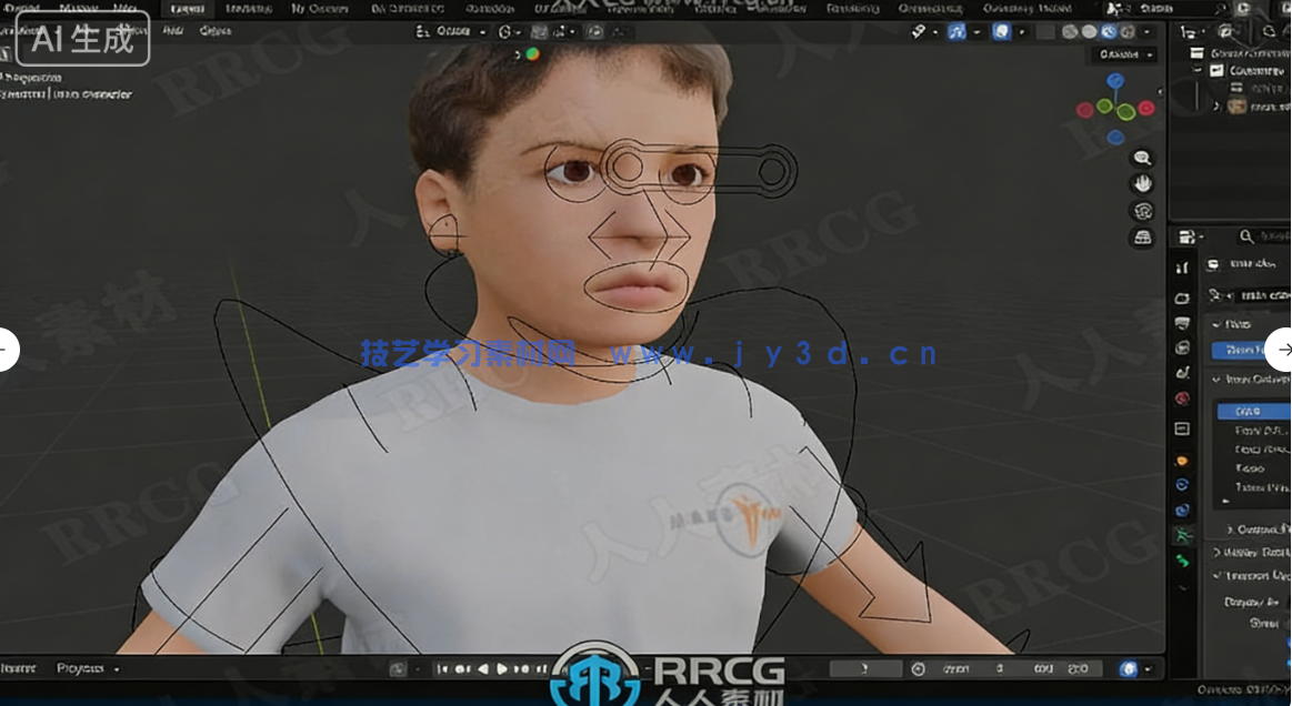 Blender 3D动画短片完整项目制作全流程视频教程(图5) Blender 3D动画短片完整项目制作全流程视频教程(图5)