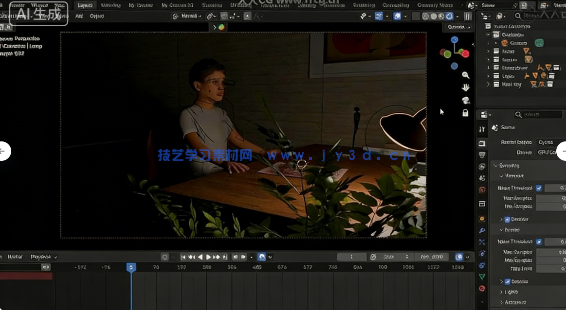 Blender 3D动画短片完整项目制作全流程视频教程(图6) Blender 3D动画短片完整项目制作全流程视频教程(图6)