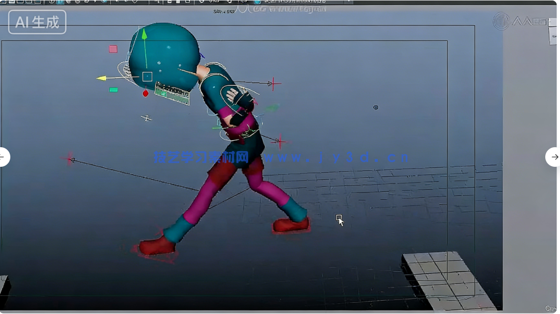 Maya角色动画从零基础起步学习指南视频教程(图3) Maya角色动画从零基础起步学习指南视频教程(图3)