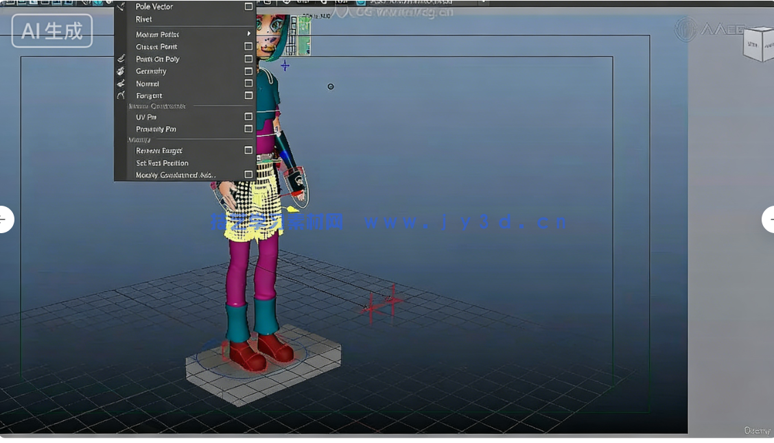 Maya角色动画从零基础起步学习指南视频教程(图4) Maya角色动画从零基础起步学习指南视频教程(图4)