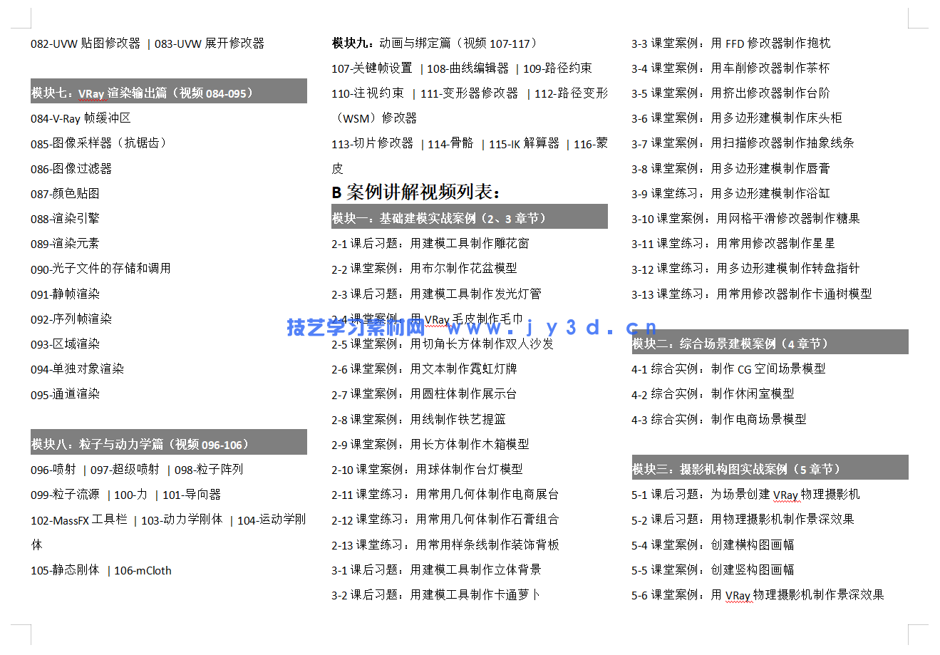 3dMax建模渲染动画室内设计效果表现零基础入门到精通1v1指导培训(图9)