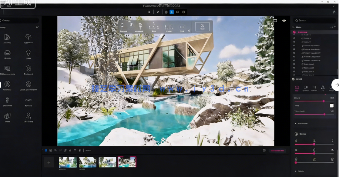 Twinmotion 2025实时渲染全流程大师班视频教程(图1)