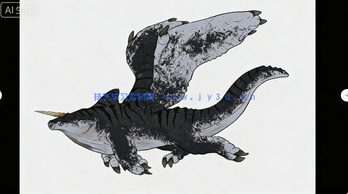 龙类生物系统性解剖绘画原理实战训练视频教程(图4)