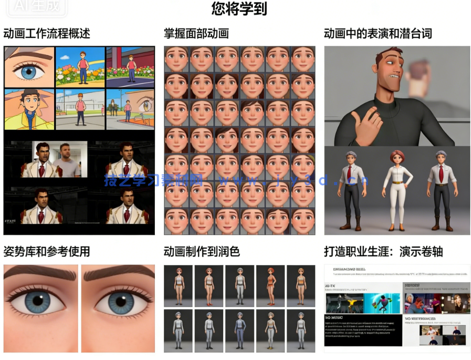 《双城之战》大师讲解角色面部表情动画叙事技术视频(图5)