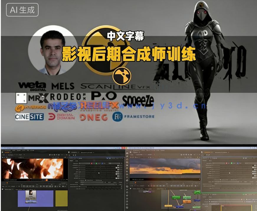 Nuke影视后期合成师零基础入门训练视频教程第一季(图8)