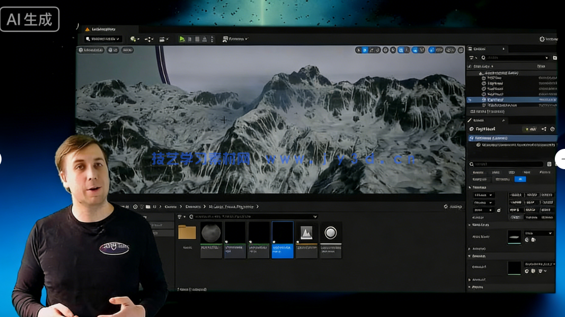 UE5沉浸式游戏场景设计实战训练视频教程(图6) UE5沉浸式游戏场景设计实战训练视频教程(图6)
