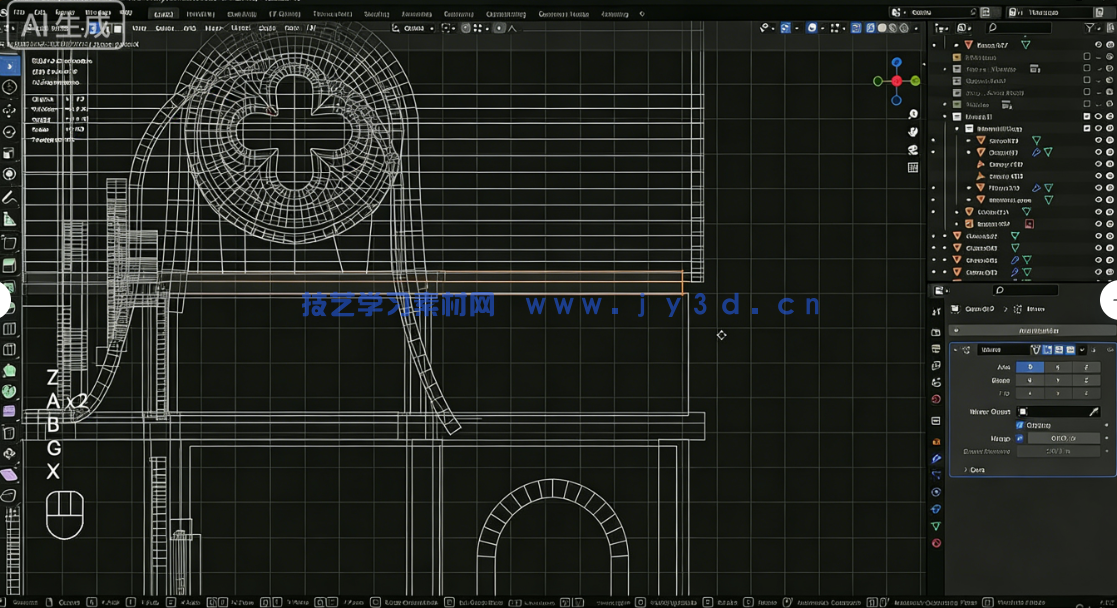 Blender与UE5塞尔达游戏场景完整制作流程视频教程(图7)