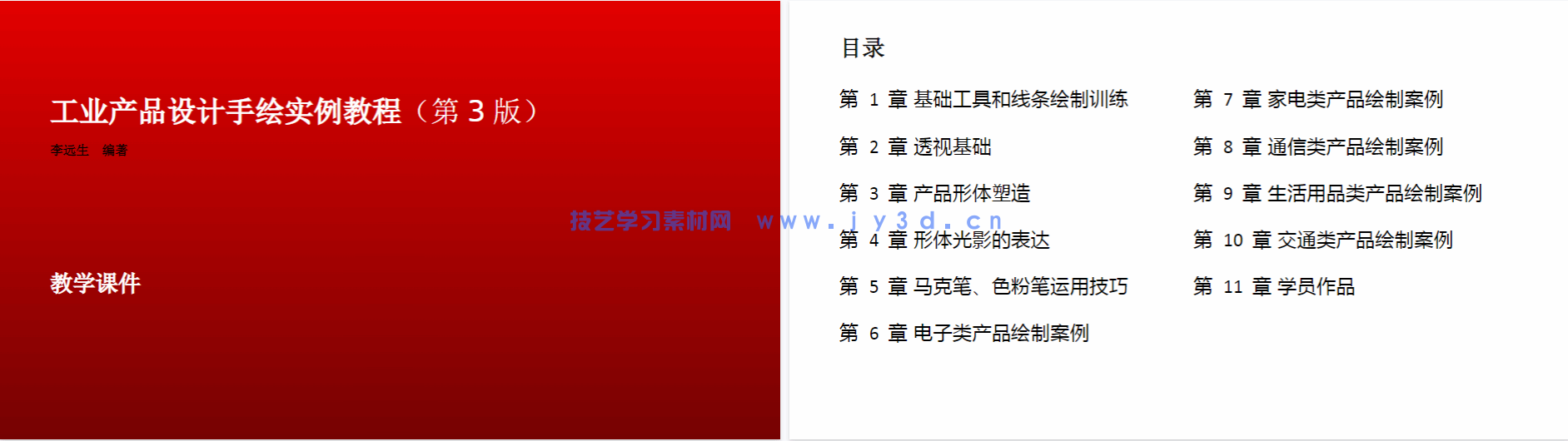 工业产品设计手绘实例教程（第3版）(图4)