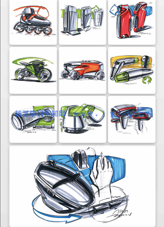 工业产品设计手绘实例教程（第3版）