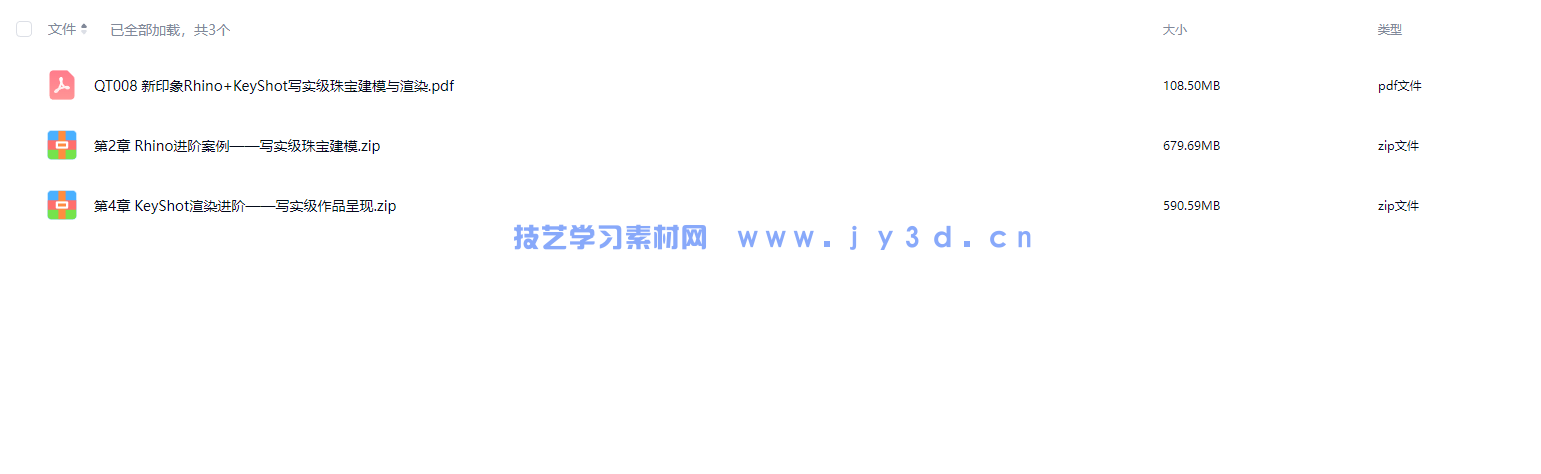 新印象Rhino+KeyShot写实级珠宝建模与渲染(图2) 新印象Rhino+KeyShot写实级珠宝建模与渲染(图2)