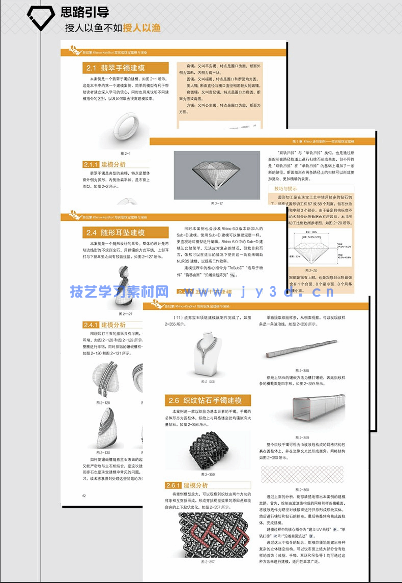 新印象Rhino+KeyShot写实级珠宝建模与渲染(图9) 新印象Rhino+KeyShot写实级珠宝建模与渲染(图9)