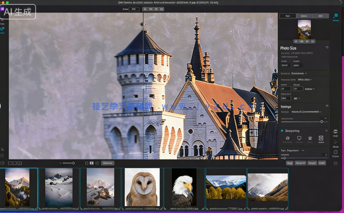 ON1 Resize AI 2026.3照片无损缩放软件V20.3.1.18535版(图2) ON1 Resize AI 2026.3照片无损缩放软件V20.3.1.18535版(图2)