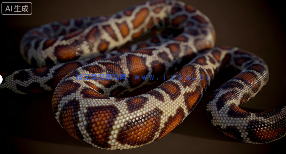 毛发蛇皮羽毛龙鳞Substance材质素材合集(图8)