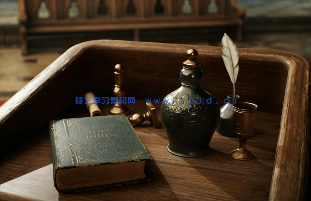 哥特式大教堂建筑内部环境场景UE游戏素材(图8)