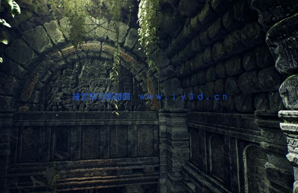 远古洞穴古代神庙玛雅废墟阿兹特克洞穴系统环境场景UE游戏素(图6)