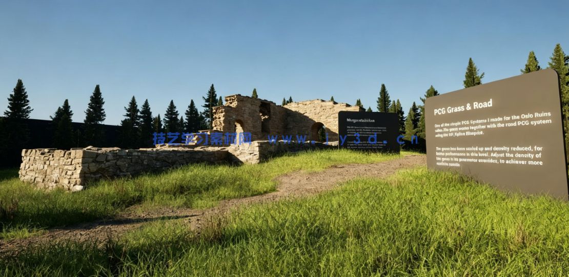 挪威奥斯中世纪遗址真实场景摄影测量扫描UE游戏素材(图2)