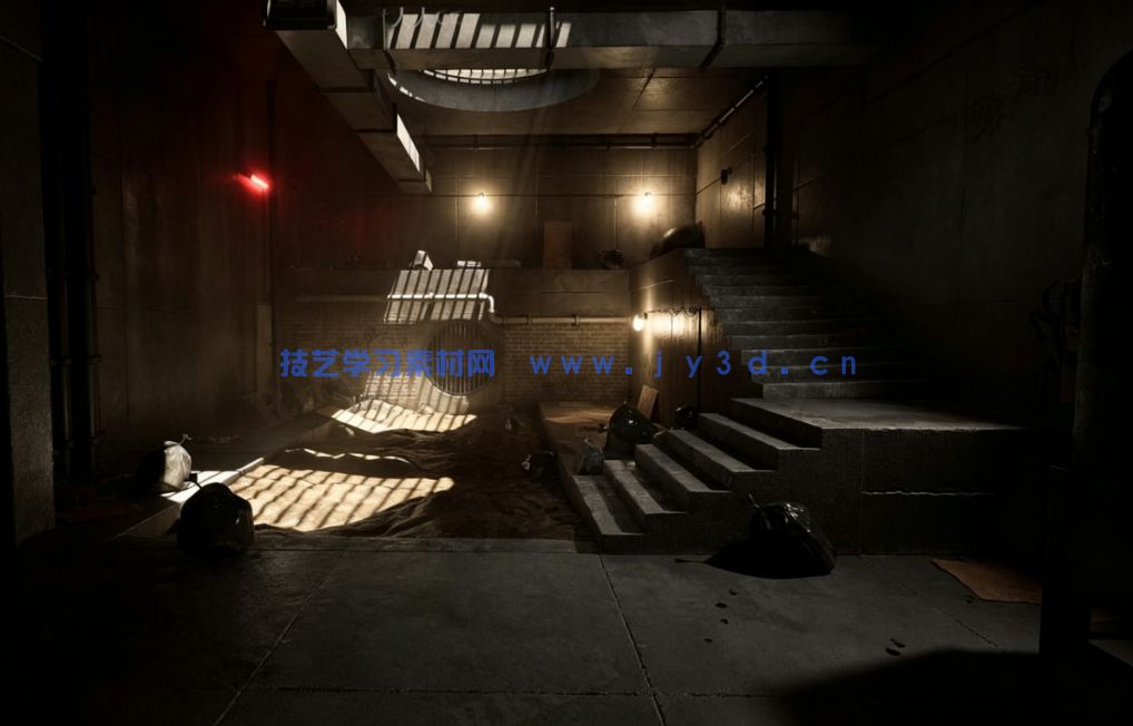 下水道地下隧道工业走廊环境场景UE游戏素材(图11)