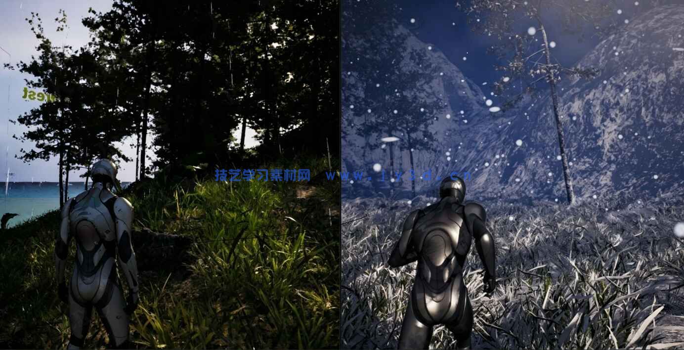 动态天空天气控制系统UE游戏素材(图3)