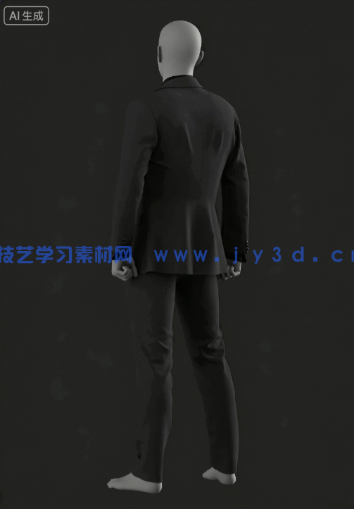 [服装首饰] 男性西装男士服装Marvelous Designer和CLO 3D项目文件3D模型(图8)