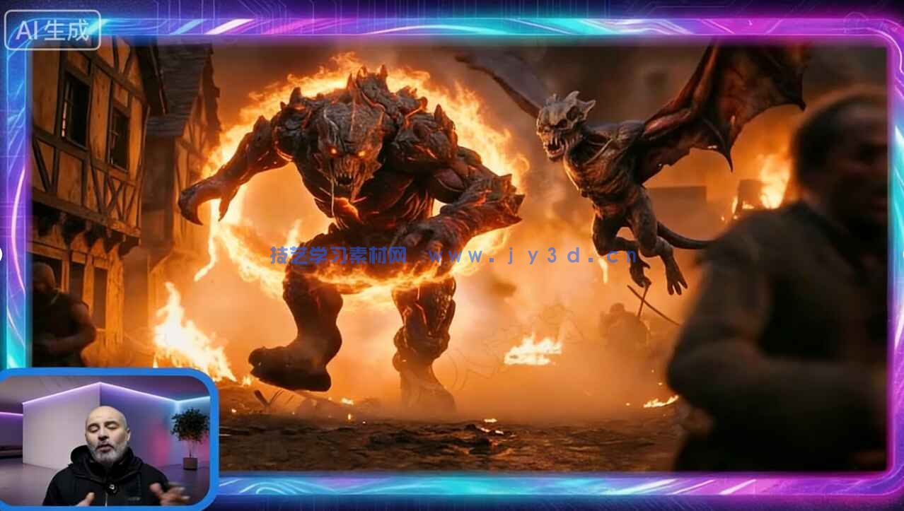 【中文字幕】国外大神电影级AI短片系统化训练视频教程(图2)