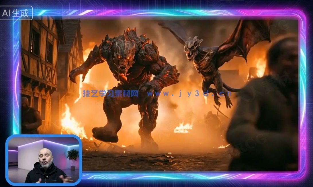 【中文字幕】国外大神电影级AI短片系统化训练视频教程(图5)