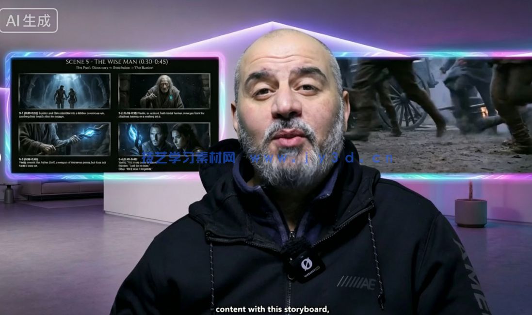 【中文字幕】国外大神电影级AI短片系统化训练视频教程(图7)
