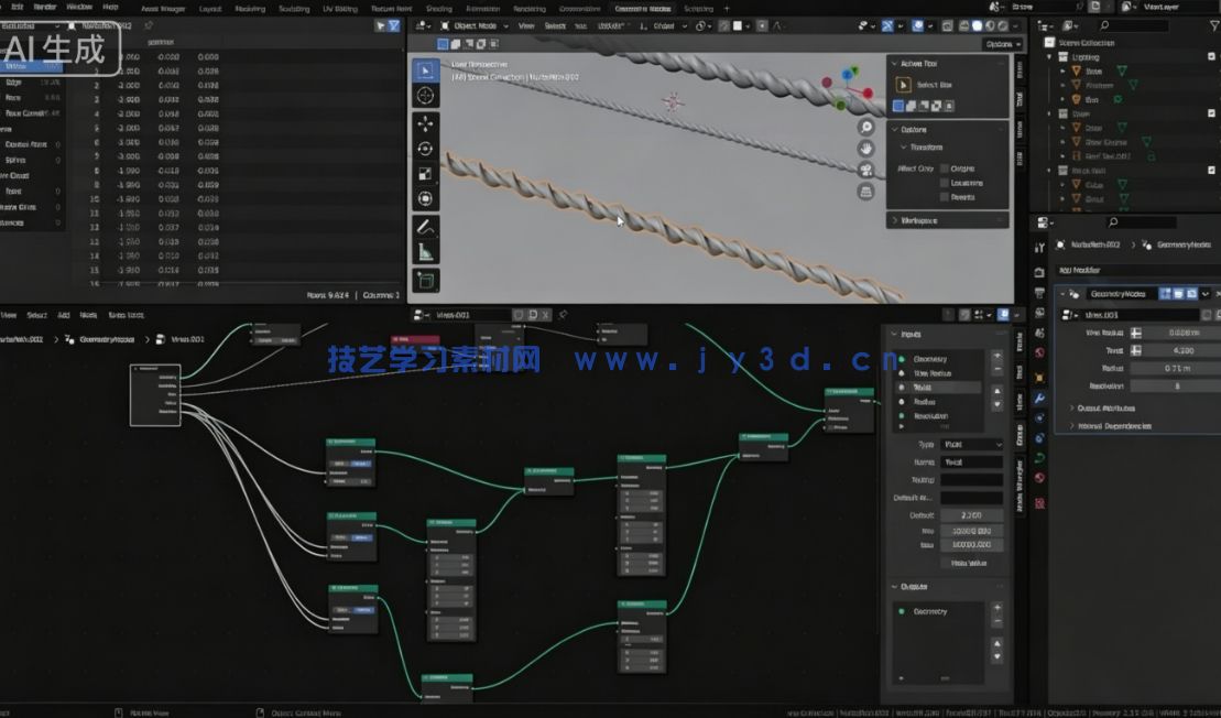 【中文字幕】Blender 20个实战项目零基础建模实例训练视频教程(图5) 【中文字幕】Blender 20个实战项目零基础建模实例训练视频教程(图5)