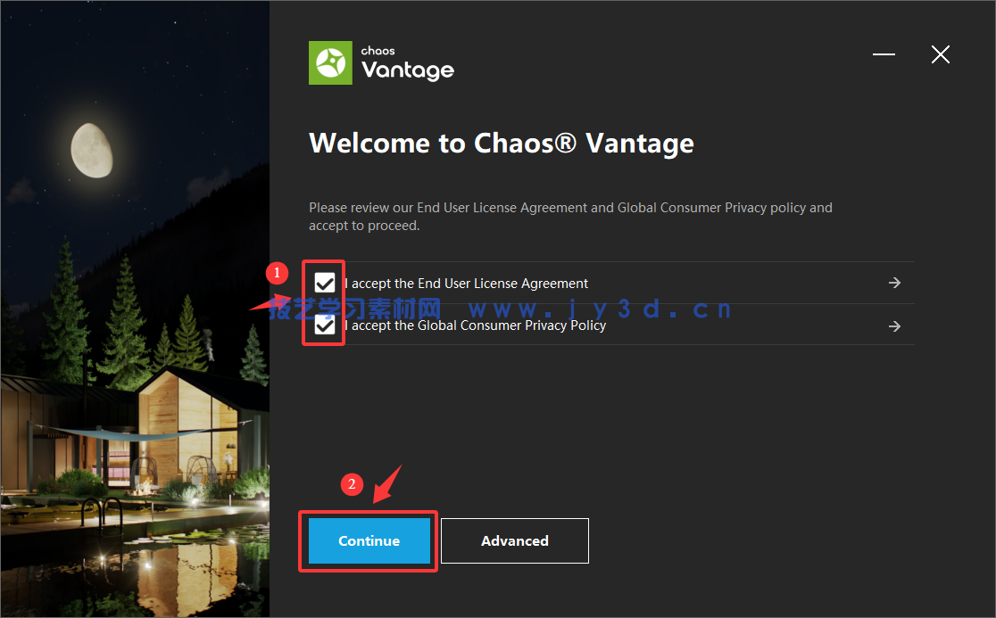 CV渲染器Chaos Vantage 2.71-3.1.0实时交互渲染-破解版(图3)