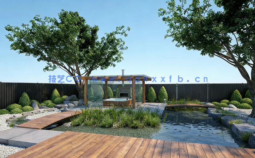 Evermotion Archmodels Vol 212 庭院景观3D模型(图10)