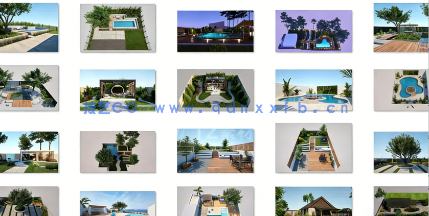 Evermotion Archmodels Vol 212 庭院景观3D模型(图3)