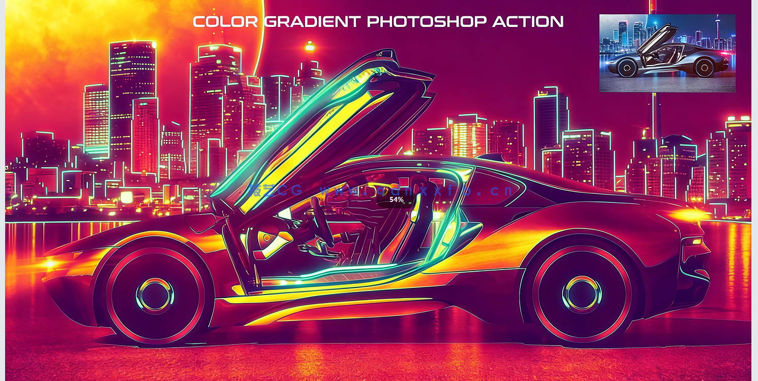 赛博朋克风格艺术字体特效PS平面素材合集(图5)