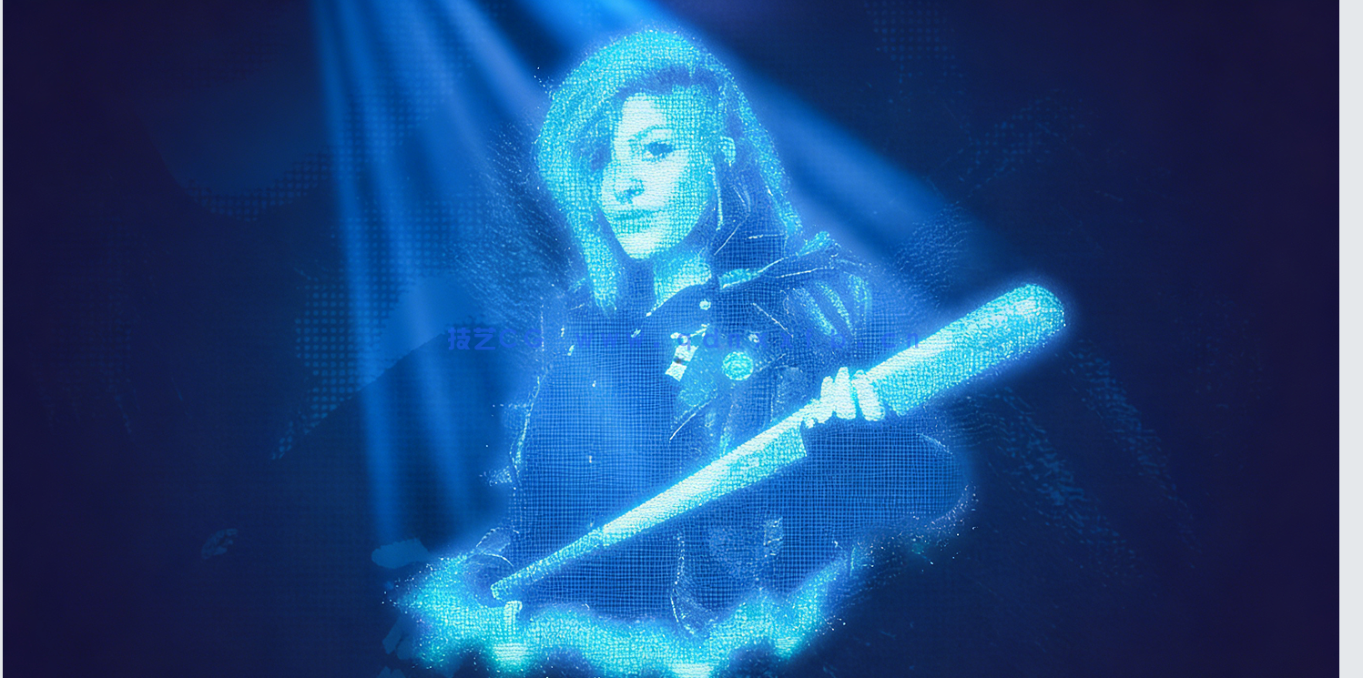 赛博朋克风格艺术字体特效PS平面素材合集(图6)