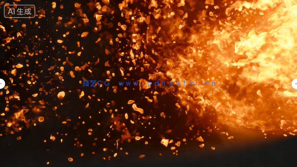  11种爆炸火焰特效资源包UE游戏素材(图3)