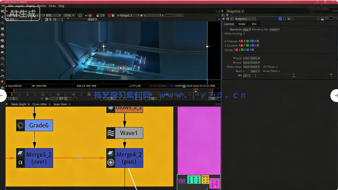 Houdini科幻环境电流与能量特效制作视频教程(图9)